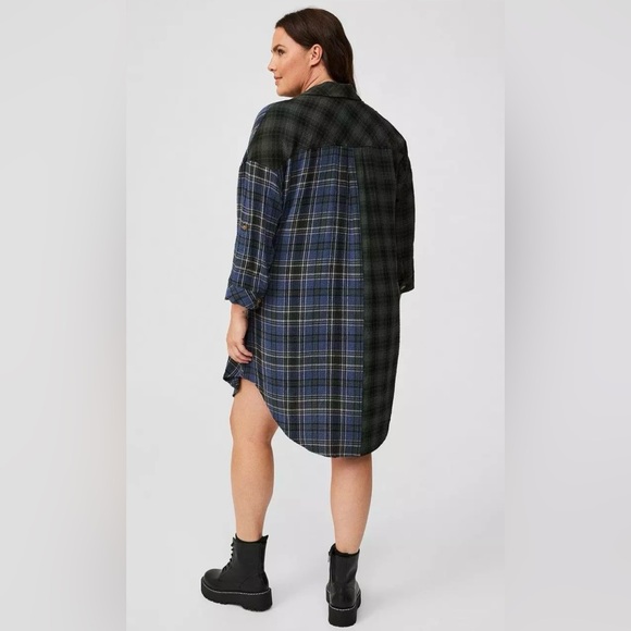 Torrid Flannel Gauze Oversized Shacket - Picture 3 of 9